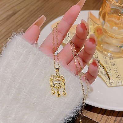 Stainless Steel Cable Chain Necklaces FS-WG30730-01-1