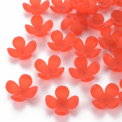 Frosted Acrylic Bead Caps MACR-S371-06A-712-1