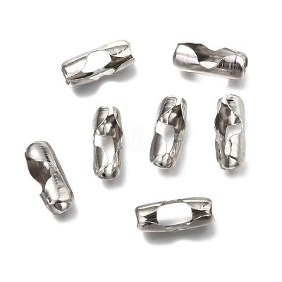 Tarnish Resistant 304 Stainless Steel Ball Chain Connectors STAS-L019B-P-1