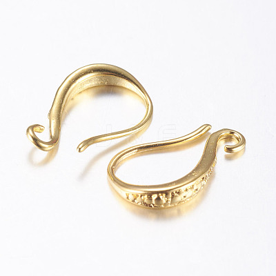 Brass Earring Hooks X-KK-K197-62G-1