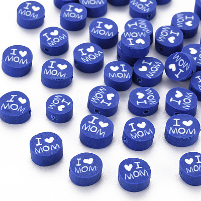 Handmade Polymer Clay Beads CLAY-T019-11C-1