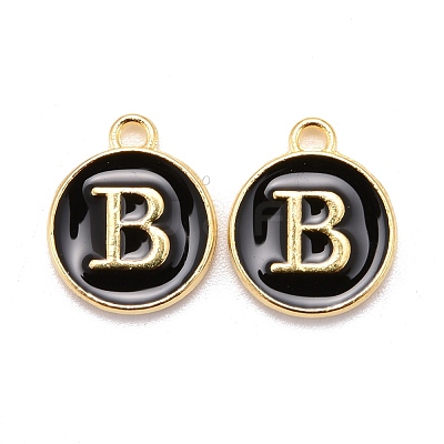 Golden Plated Alloy Charms X-ENAM-S118-02B-1