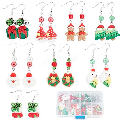 Christmas Day Earring Making Kit DIY-SC0021-93-1