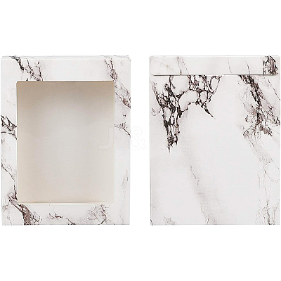 Marble Texture Pattern Paper Gift Boxes CON-BC0006-24B-1