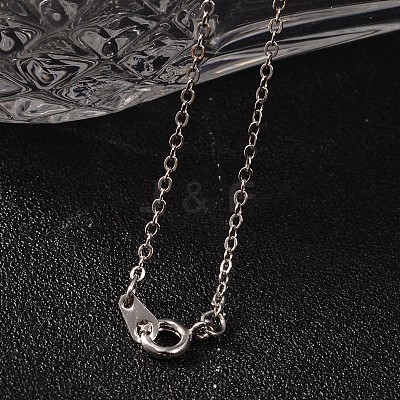 Teardrop AB Color Plated Electroplate Glass Pendant Necklaces & Dangle Earrings Jewelry Sets SJEW-JS00880-1