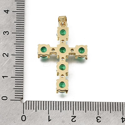 Easter Brass Pave Cubic Zirconia Pendants CU-E002-01D-G05-1