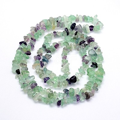 Natural Fluorite Beads Strands X-G-O049-B-16-1