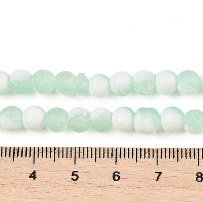 Frosted Crackle Glass Beads X1-GLAA-U001-8mm-M01-1