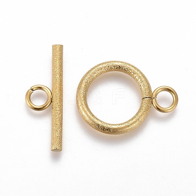 Ion Plating(IP) 304 Stainless Steel Toggle Clasps X-STAS-P248-03G-1