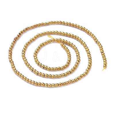 Electroplate Glass Beads Strands EGLA-K014-A-FP05-1