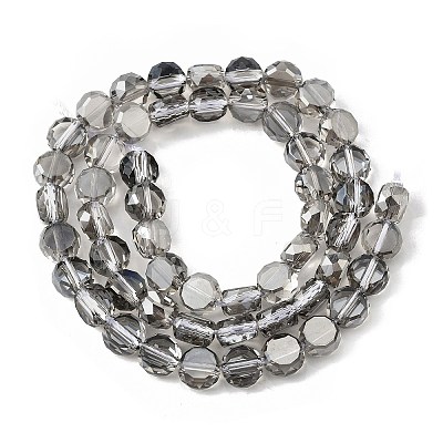 Electroplate Glass Beads Strands EGLA-L045-G-PL04-1