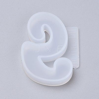 Letter DIY Silicone Molds X-DIY-I034-08S-1