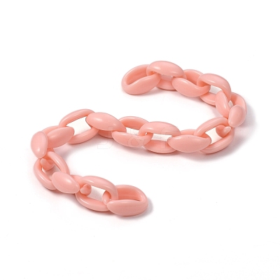 Handmade Acrylic Cable Chains AJEW-JB00690-06-1