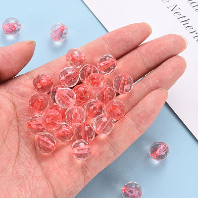 Transparent Acrylic Beads TACR-S154-10A-52-1