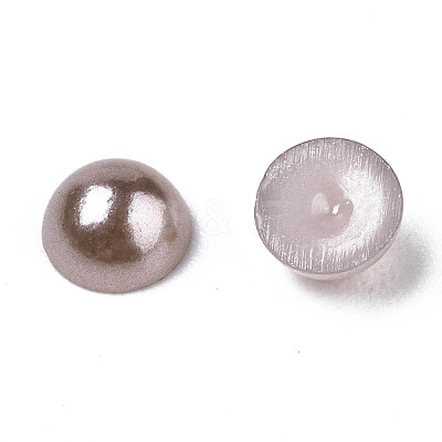 10000pcs ABS Plastic Imitation Pearl Cabochons SACR-S738-4mm-Z49-1