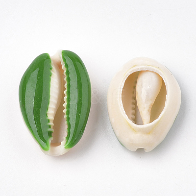 Natural Cowrie Shell Beads X-SHEL-S274-04-1