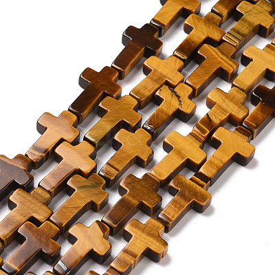 Natural Tiger Eye Beads Strands G-I337-01B-1