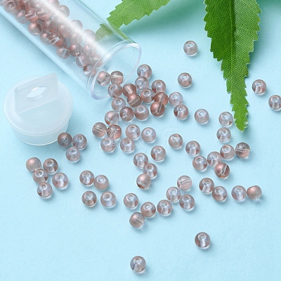 6/0 Transparent Glass Seed Beads SEED-YW0002-11C-1
