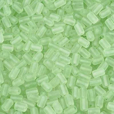 FGB Frosted Transparent Glass Seed Beads SEED-N013-05A-08-1
