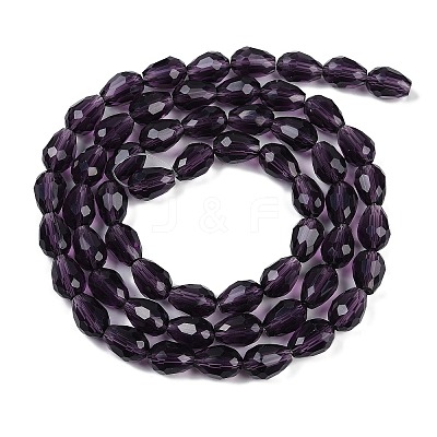 Transparent Glass Beads Strands EGLA-N013-T4mm-D06-1