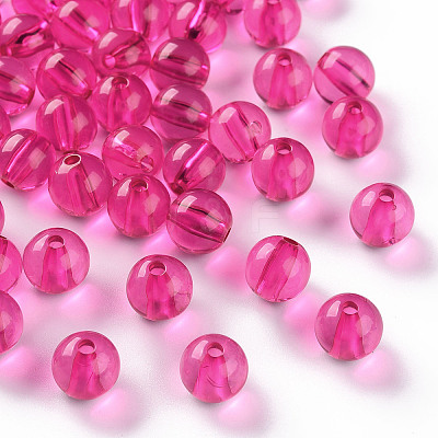 Transparent Acrylic Beads X-MACR-S370-A10mm-706-1