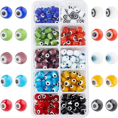 Handmade Lampwork Beads LAMP-PH0002-03-8mm-1