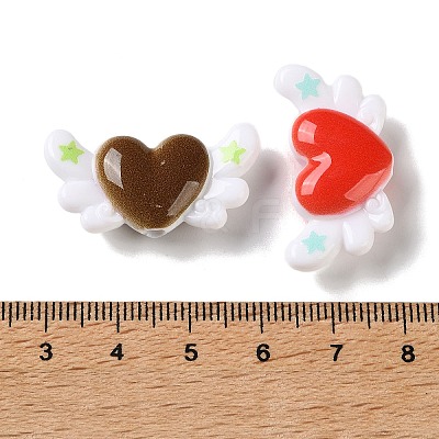 Printed Opaque Acrylic Beads AC-CBAA26B-09-1