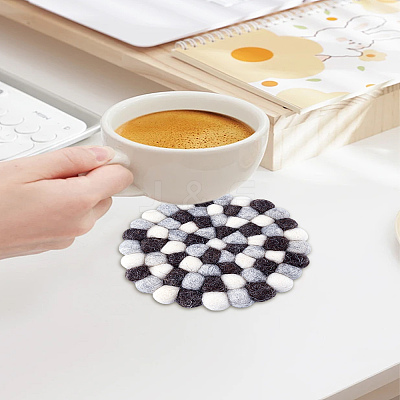 1Pc Wool Felt Cup Mats AJEW-LP0006-28-1