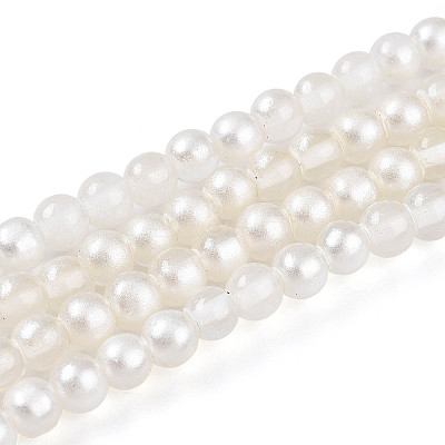 Baking Paint Transparent Glass Beads X1-DGLA-N011-4mm-01-1