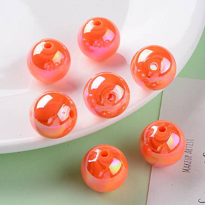 Opaque Acrylic Beads X-MACR-S370-D20mm-20-1