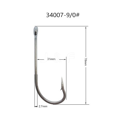 Stainless Steel Fishing Hooks STAS-WH0014-68D-1