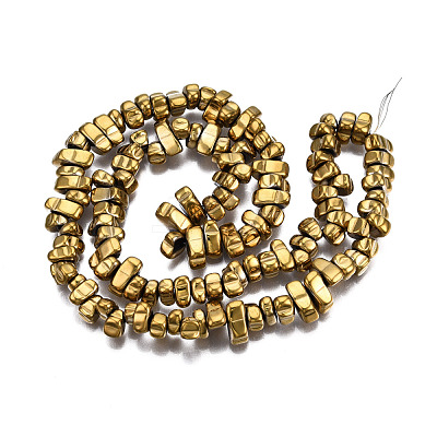 Electroplate Non-magnetic Synthetic Hematite Beads Strands G-T061-102L-1