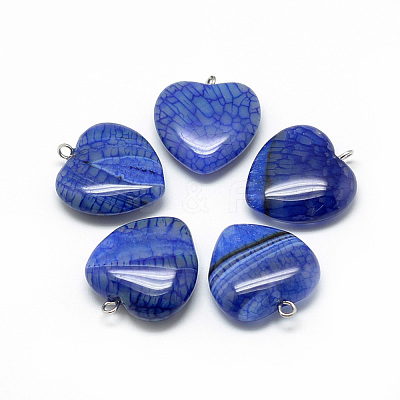 Natural Brazilian Agate Pendants G-S262-01A-1