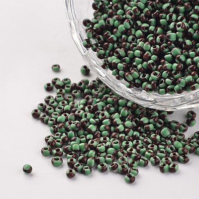 12/0 Opaque Colours Seep Glass Beads LS-SEED-M008-C36-1