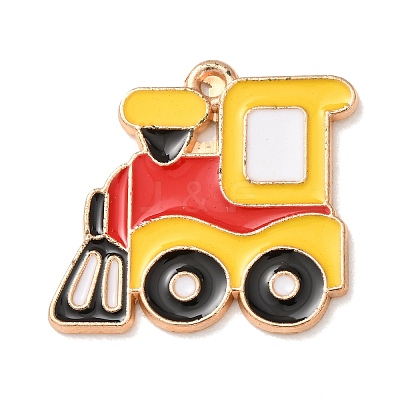 Alloy with Enamel Pendants AL-CBA9CD2-03F-1