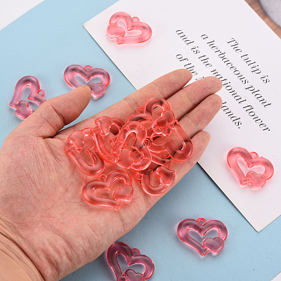 Transparent Acrylic Beads TACR-S154-57B-910-1