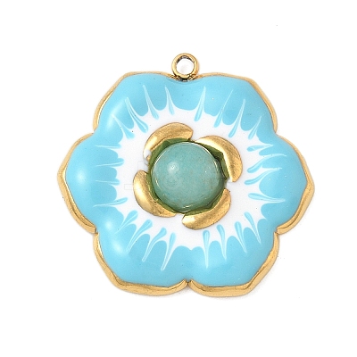 Dyed Natural White Jade Pendants STAS-P404-10B-G13-1