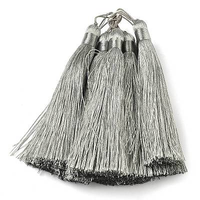 Nylon Tassel Big Pendants AJEW-P044-20-1