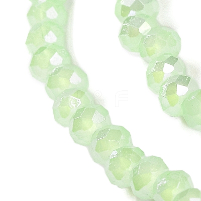 Baking Electroplate Glass Beads Strands DGLA-A039-J4mm-B10-1