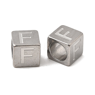 304 Stainless Steel European Beads STAS-D382-02F-P-1
