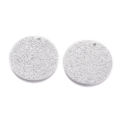 Tarnish Resistant 304 Stainless Steel Pendants STAS-G211-25mm-03P-1