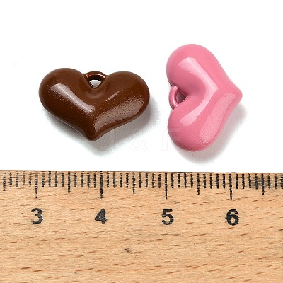 Baking Paint Acrylic Pendants OACR-H059-01B-1