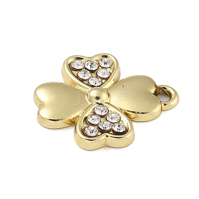Alloy Rhinestone Pendants PALLOY-P308-10KCG-1