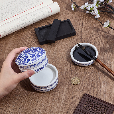 5Pcs Porcelain Brush Holder OFST-WH0816-009-1