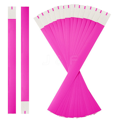 Luminous Paper Disposable Wristbands BJEW-TAC0075-001C-1
