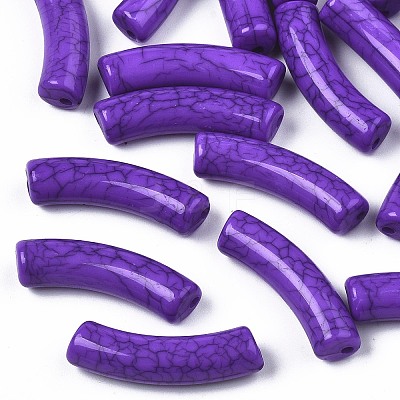 Opaque Crackle Acrylic Beads X1-MACR-S372-002N-011-1