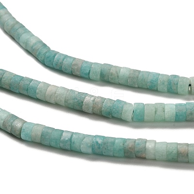 Natural Amazonite Beads Strands G-P575-B41-4x2mm-1