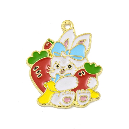 Cartoon Alloy Enamel Pendants ENAM-Z015-04G-05-1