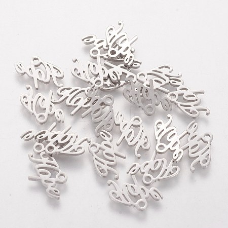 201 Stainless Steel Charms STAS-Q201-T083-1