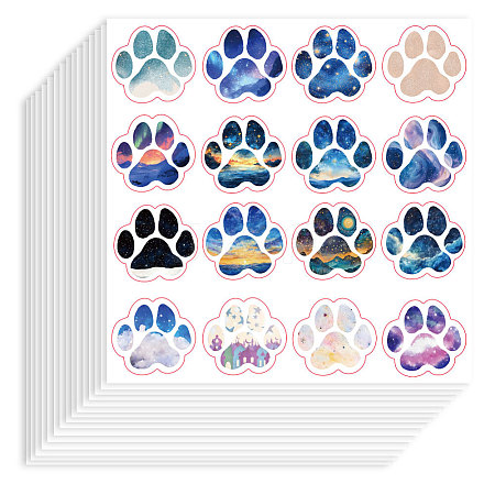 Self-Adhesive Paper Decorative Stickers DIY-WH0562-083-1